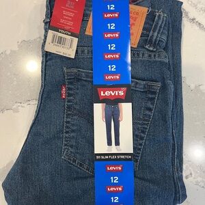 NWT Levi's Boy’s Blue Jeans size 12